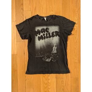 Mac Miller 2012 Space Migration Tour Shirt Distressed Juniors L